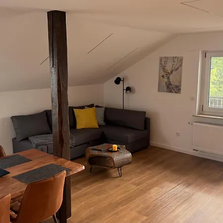 Apartmán 98 - 2 Schlafzimmer, Balkon & Vogelsbergblick Hungen